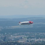 Edelweiss Air Zeppelin NT vom Uetli aus