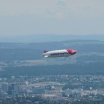 Edelweiss Air Zeppelin NT vom Uetli aus